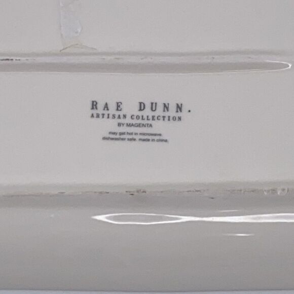 Rae Dunn Artisan Collection Cheese Serving Platter Tray 13.5" X 7" Magenta - Picture 6 of 7